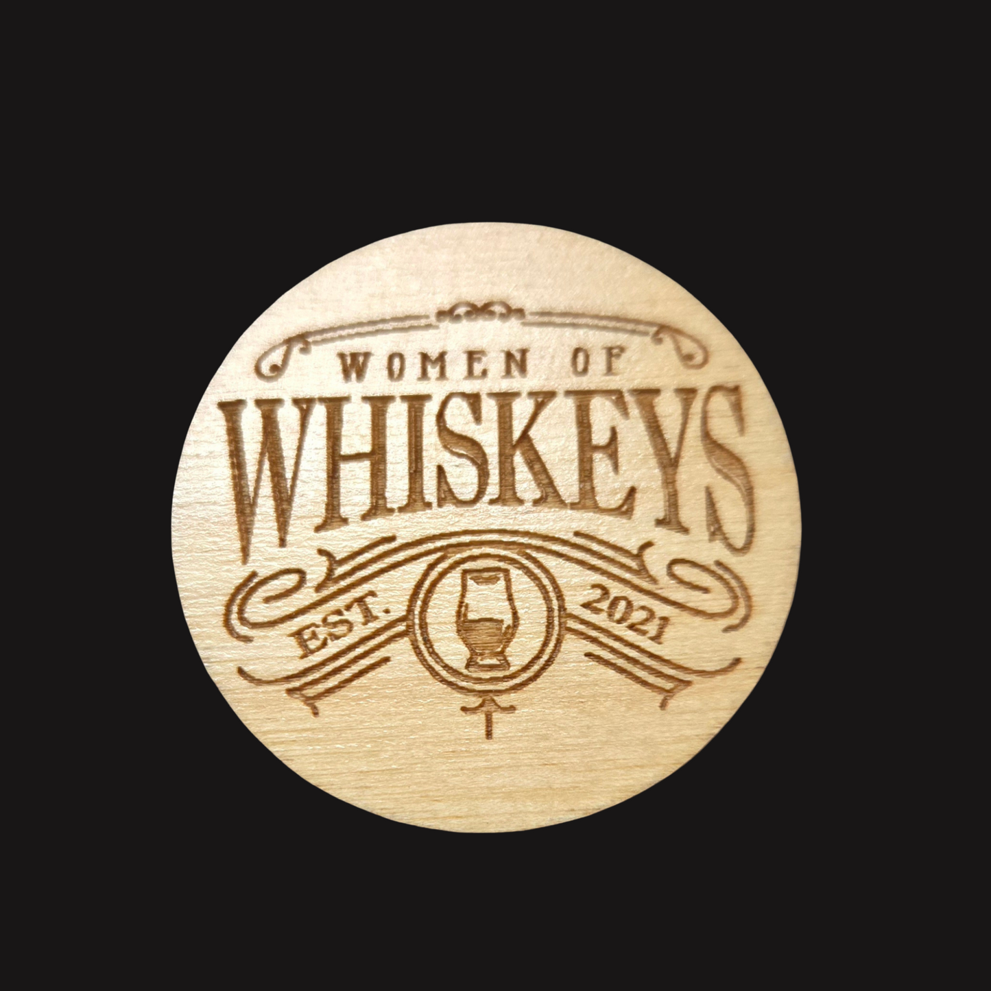 Women of Whiskey Wee Toppers (for your Wee Glencairn glass)